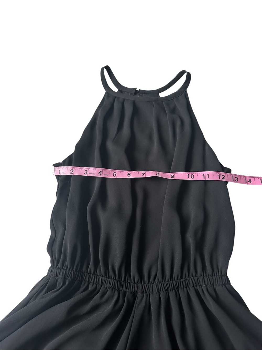 Banana Republic Black Halter Fit & Flare A-line Dress - Picture 2 of 8